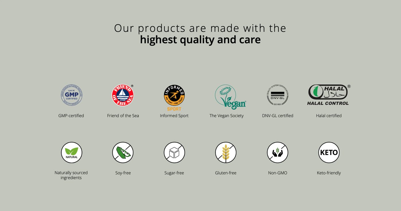 The certification marks the products carry
